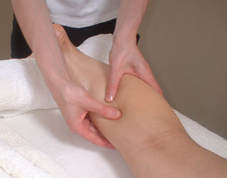 masaje para el dolor de piernas
